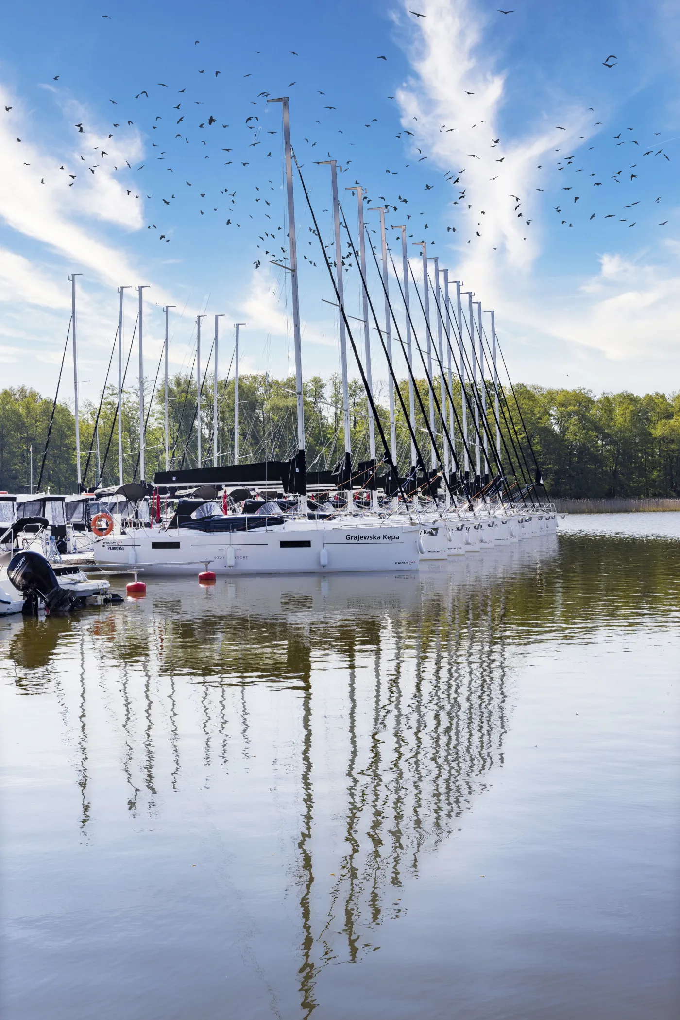 Glazy Sztynorckie - Sailboat in Sztynort
