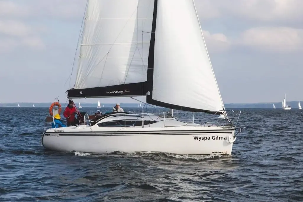 Zatoka Swin - Sailboat in Sztynort