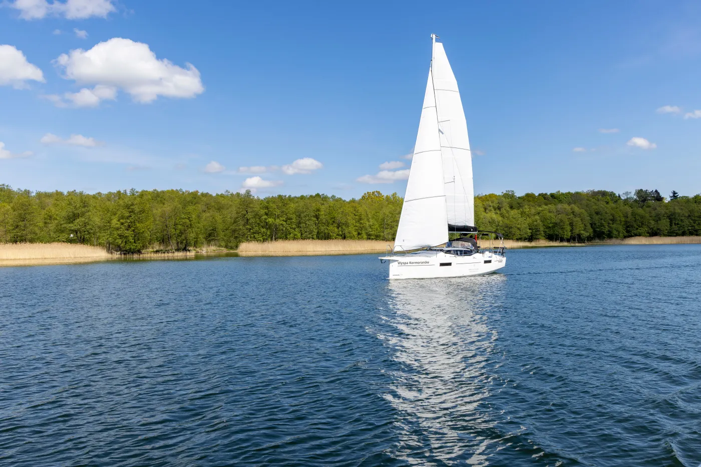 Wyspa Kormoranow - Sailboat in Sztynort