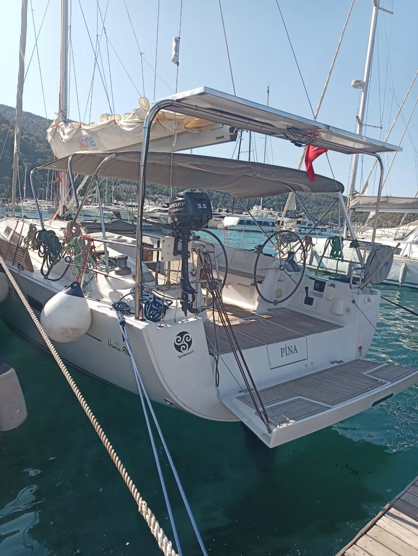 Pina - Sailboat in Karagözler