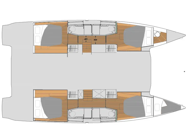 Olympia Athena - Skippered - Catamaran in Tourlos