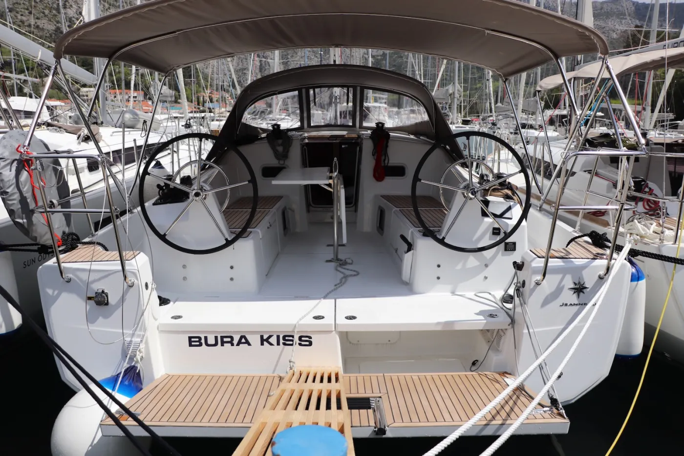 Bura Kiss - Sailboat in Komolac