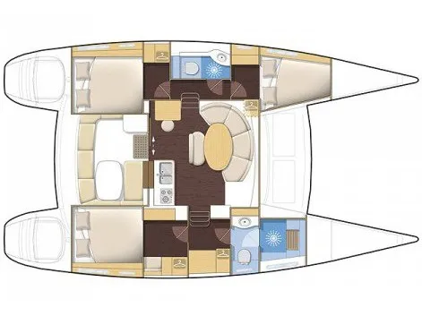 Poe Nina - Catamaran in Papeete