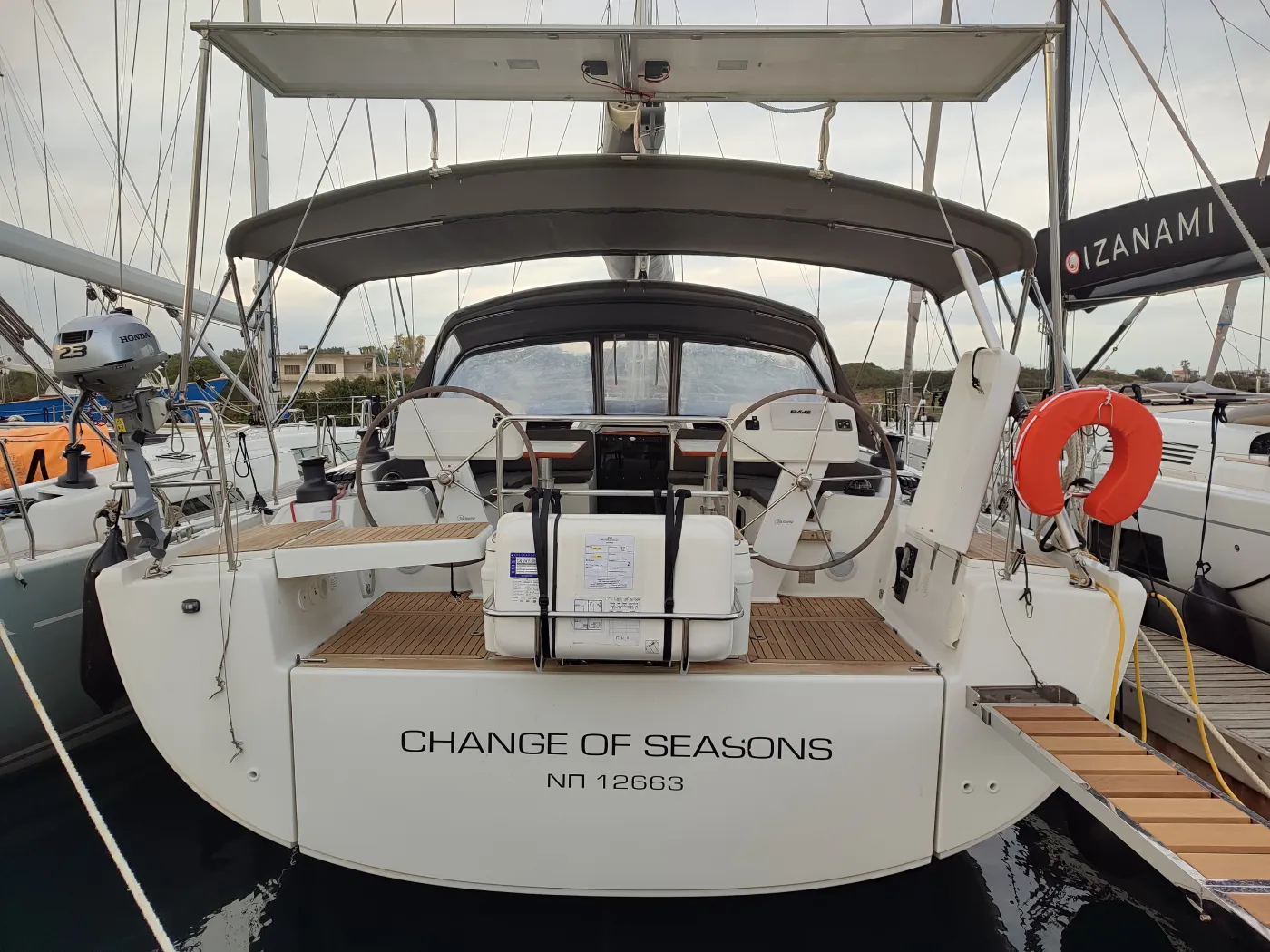 Change of Seasons - Sailboat in Anatoliki Attiki