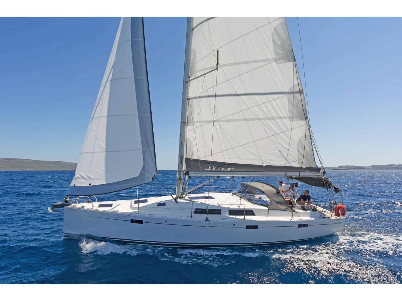 Deep Blue - Sailboat in Lavrio