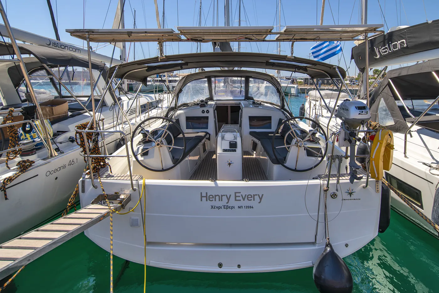 Henry Every - Sailboat in Rodos
