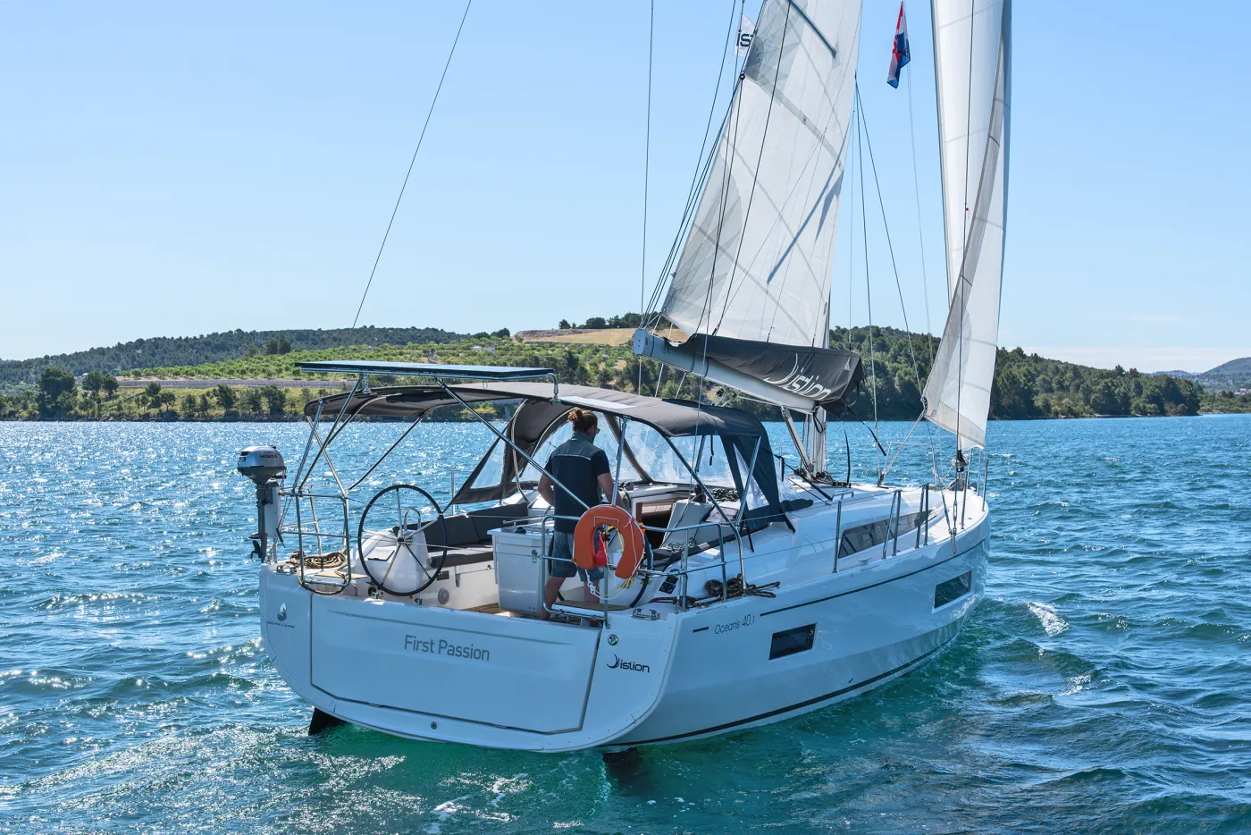 First Passion - Sailboat in Skradin