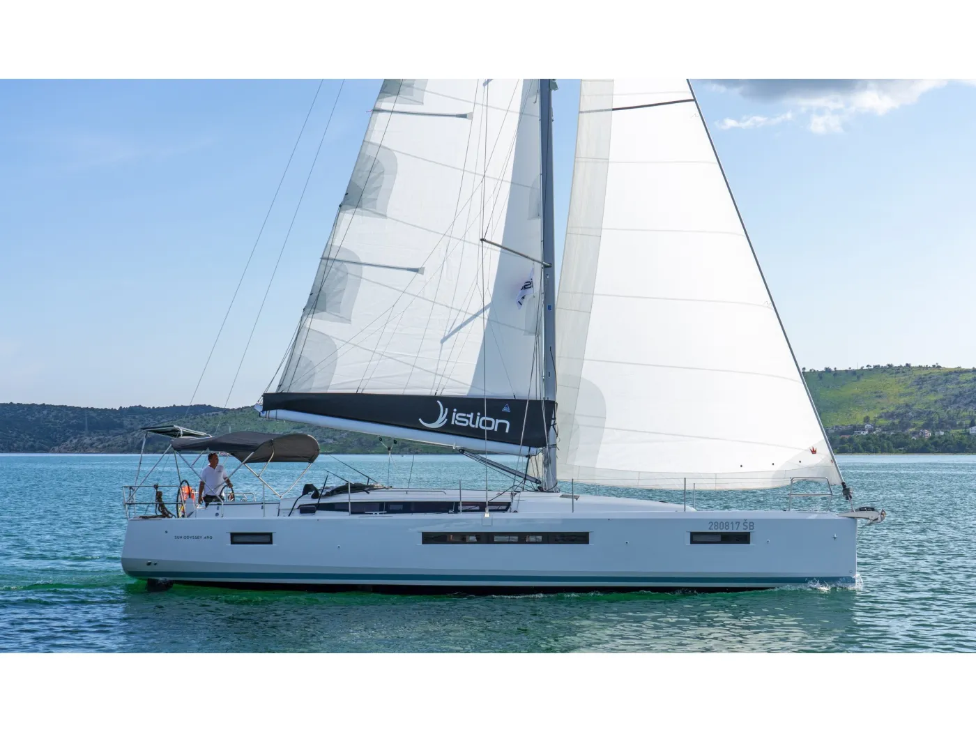 First Ride - Sailboat in Skradin
