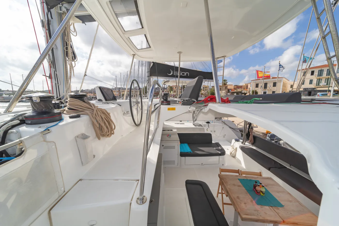 One Thought - Catamaran in Lefkada