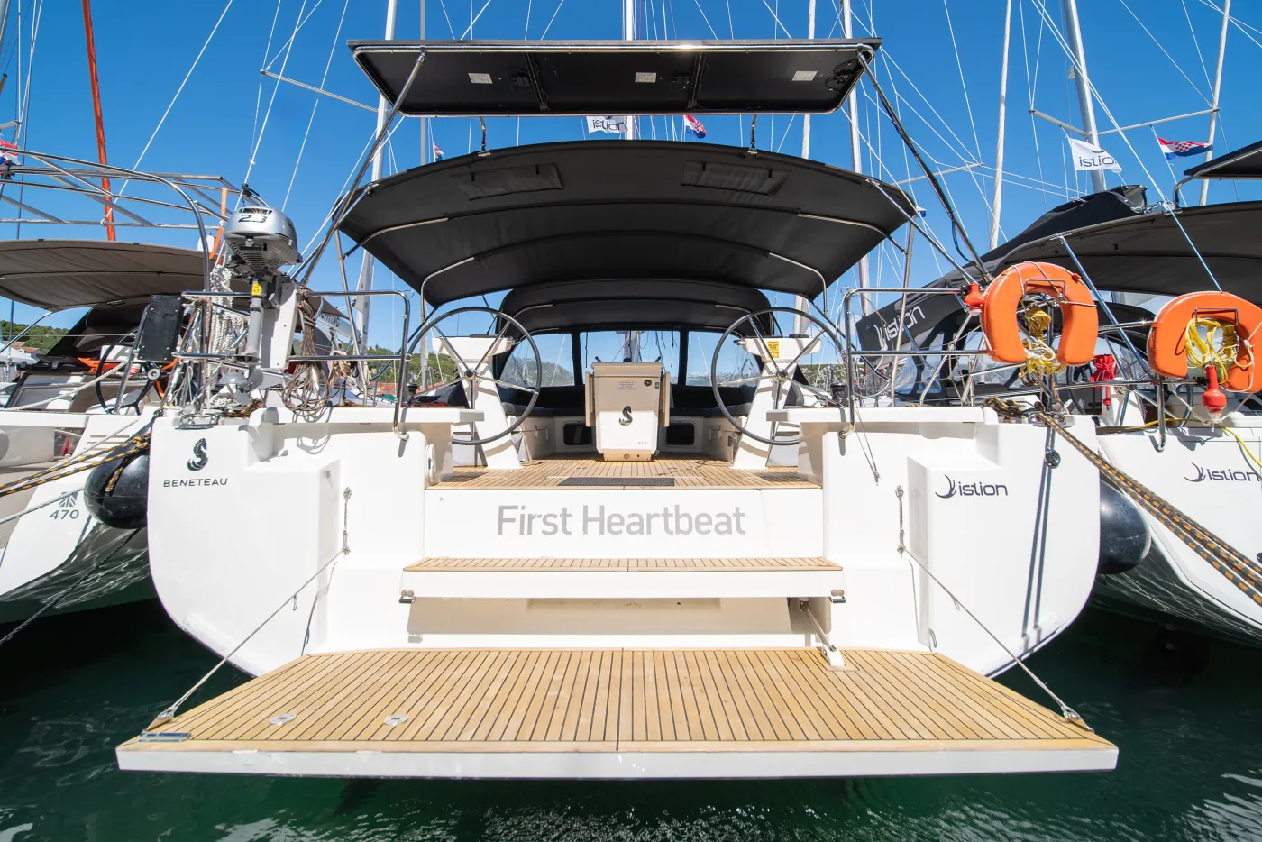 First Heartbeat - Sailboat in Skradin
