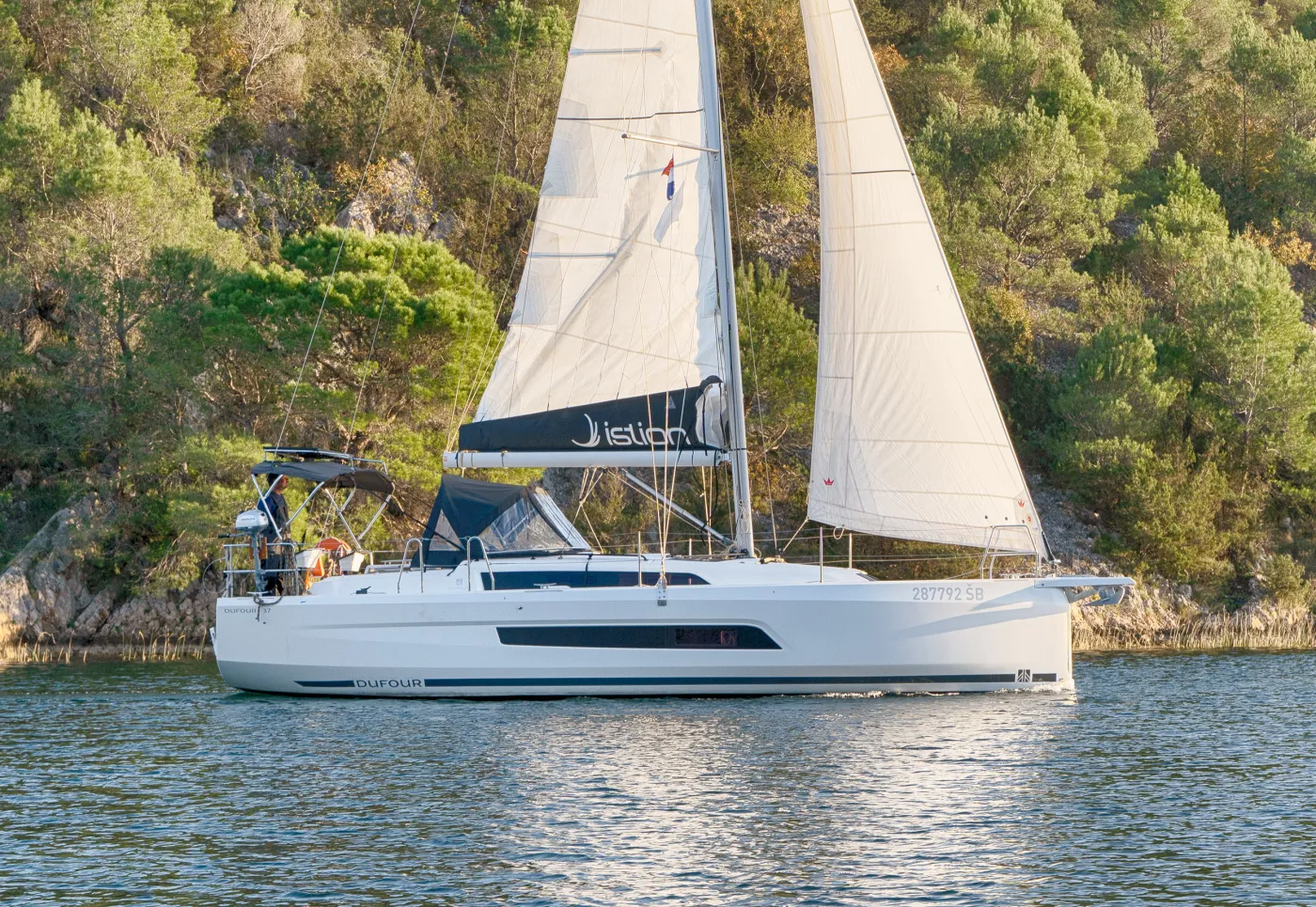 First Laugh - Sailboat in Skradin