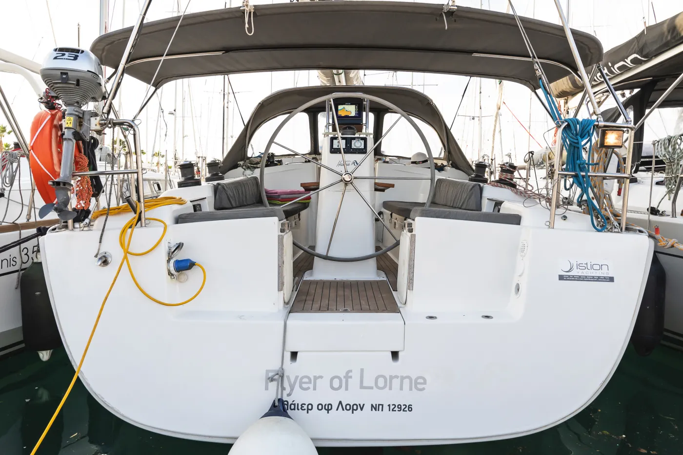 Flyer of Lorne - Sailboat in Kos