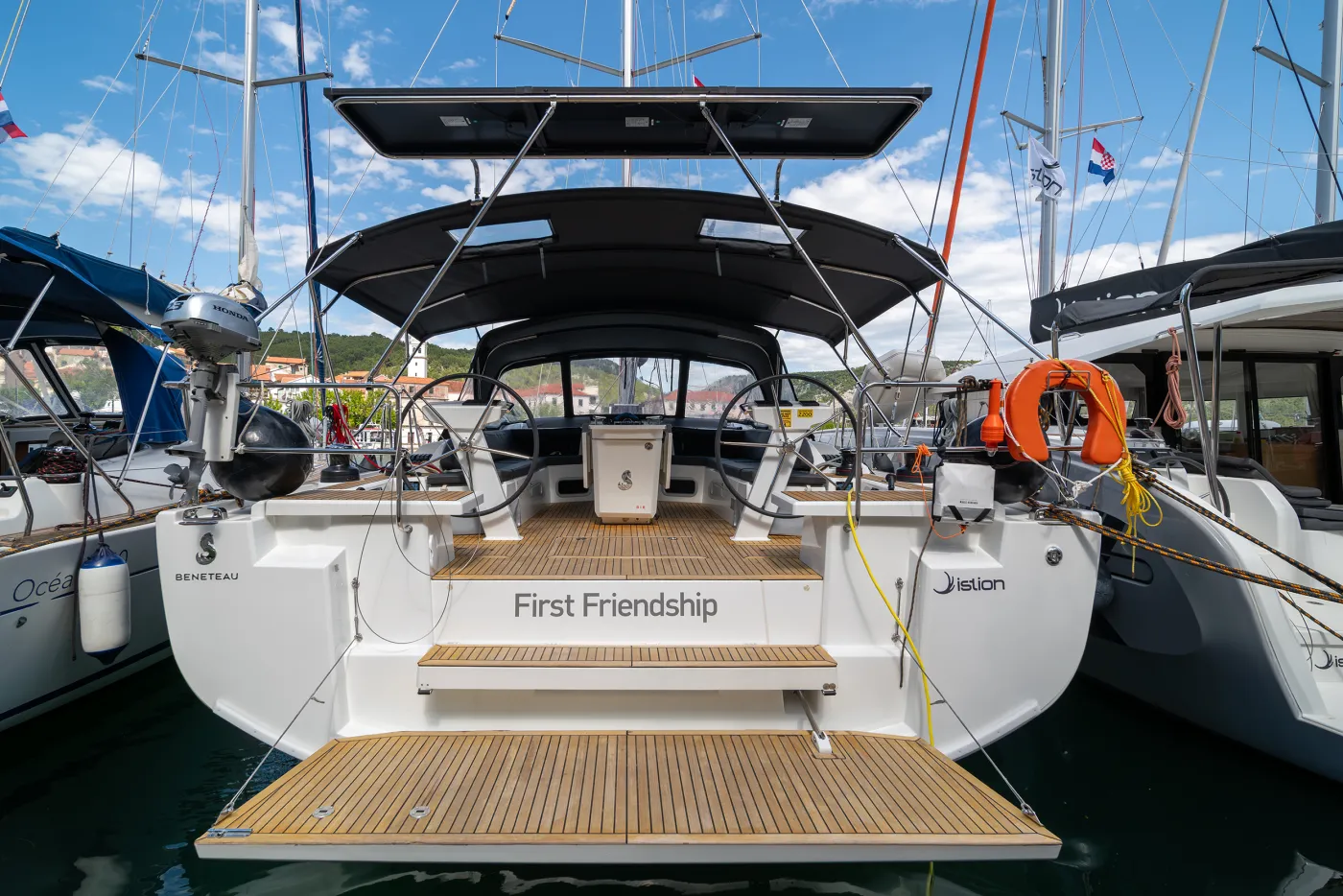 First Friendship - Sailboat in Skradin