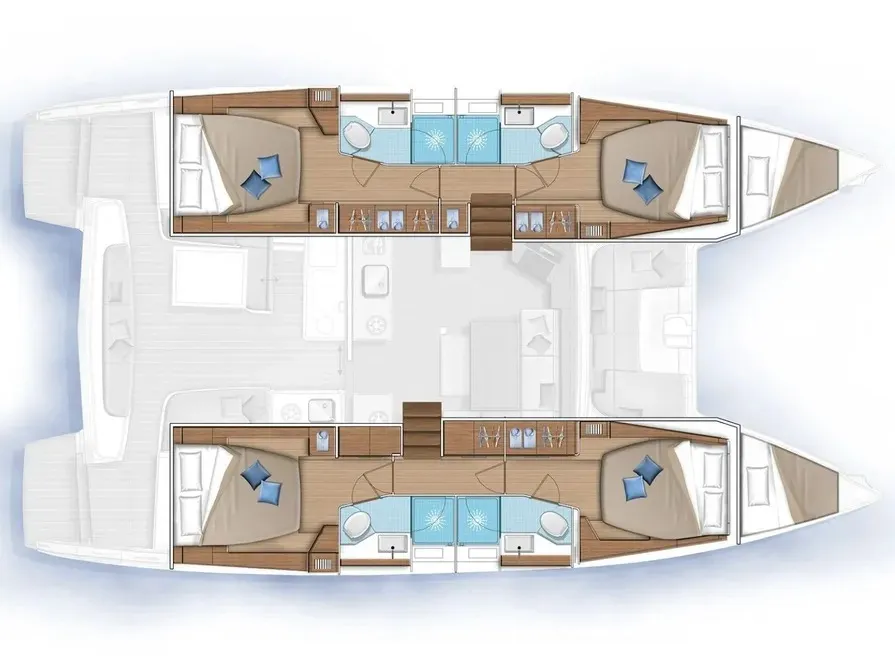AF-LAG46 - Catamaran in Alimos