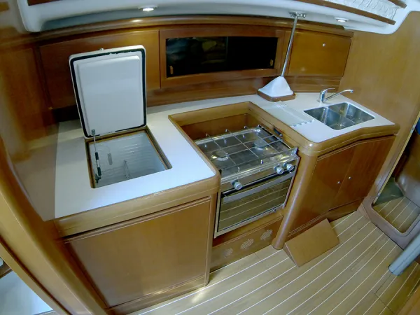 Galley fridge