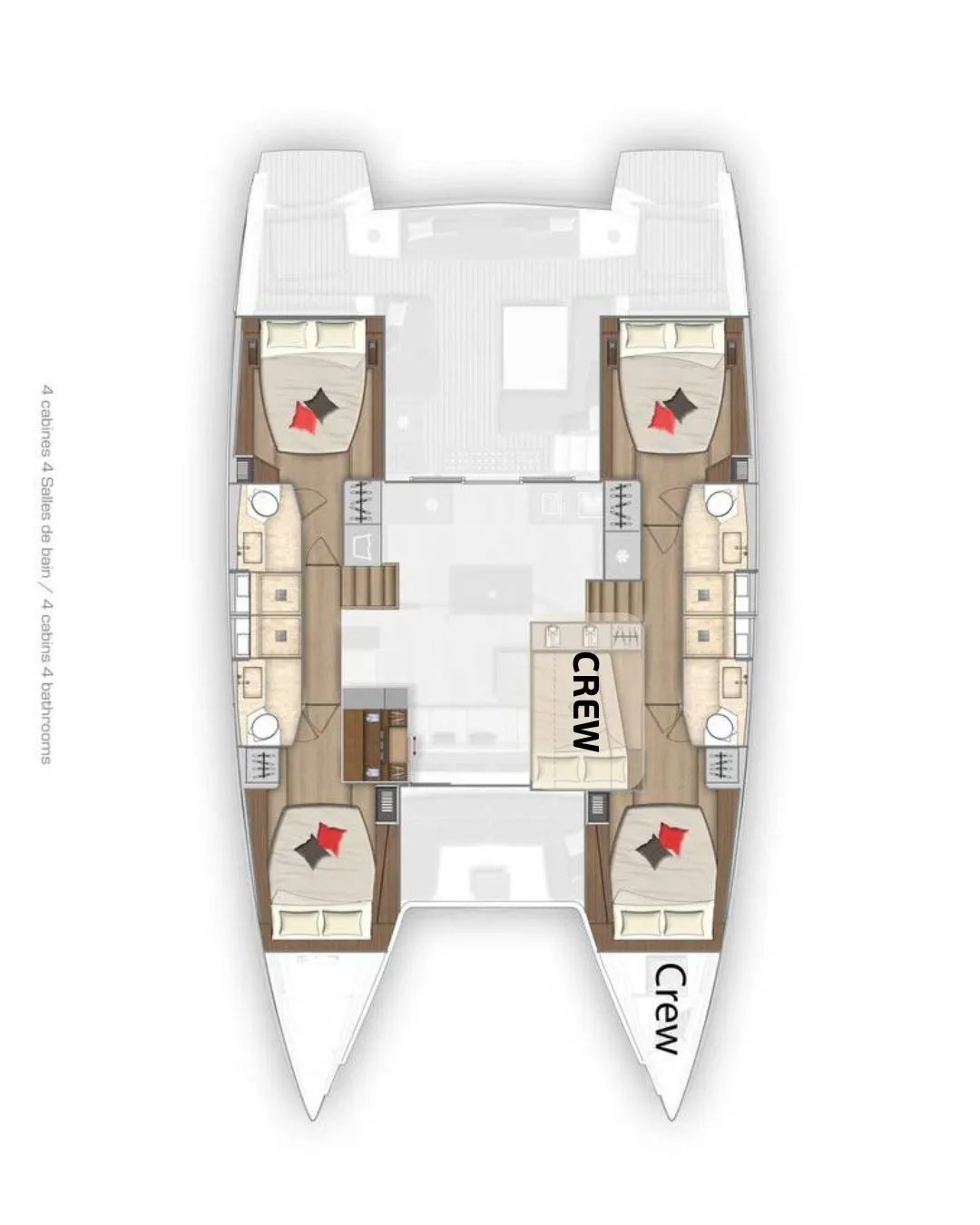 Captain Morgan - Catamaran in Marina