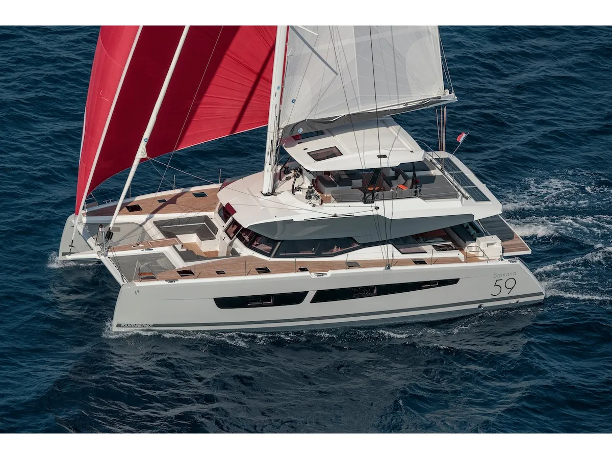 OKINAWA - Catamaran in Anse Marcel