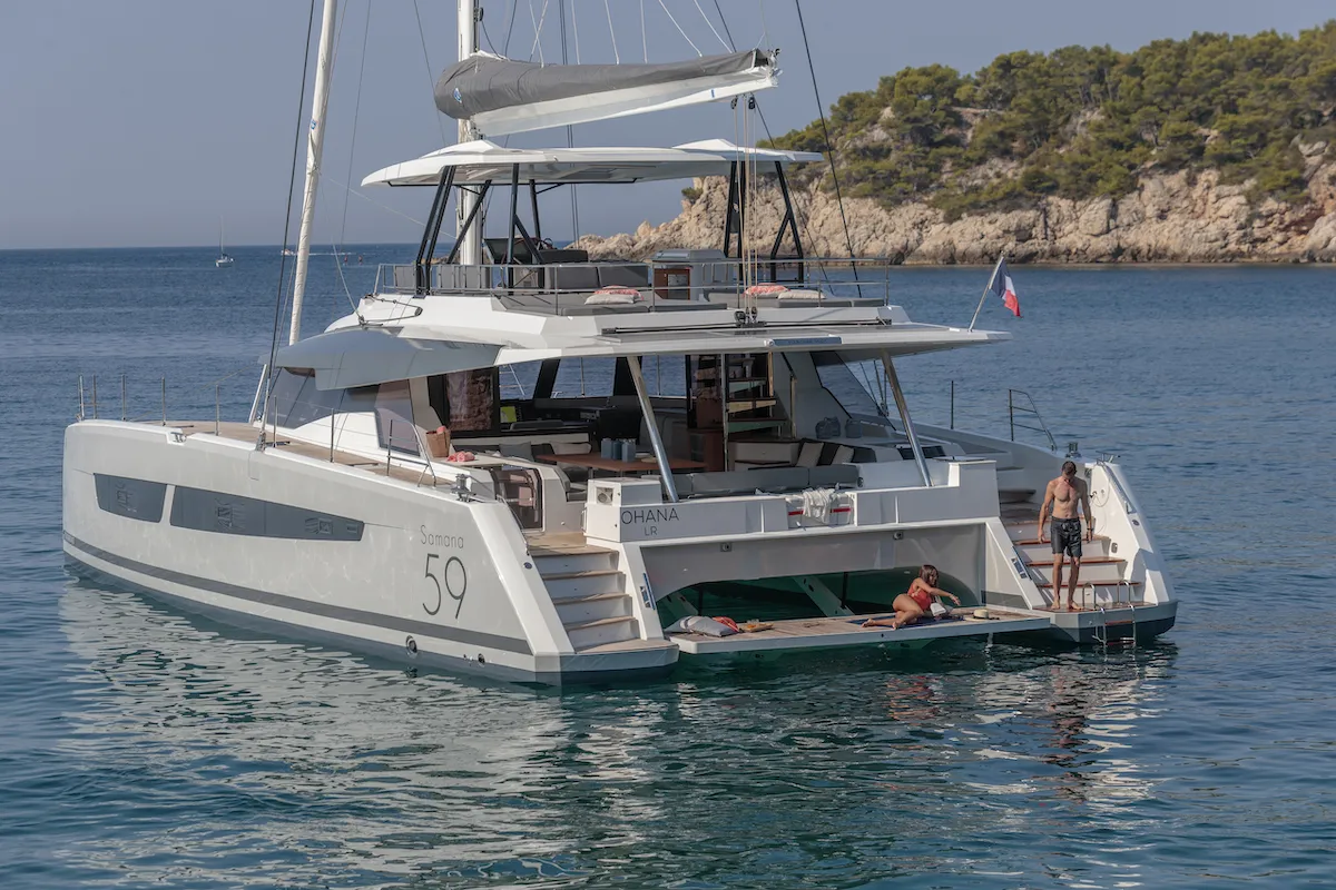 OKINAWA - Catamaran in Anse Marcel