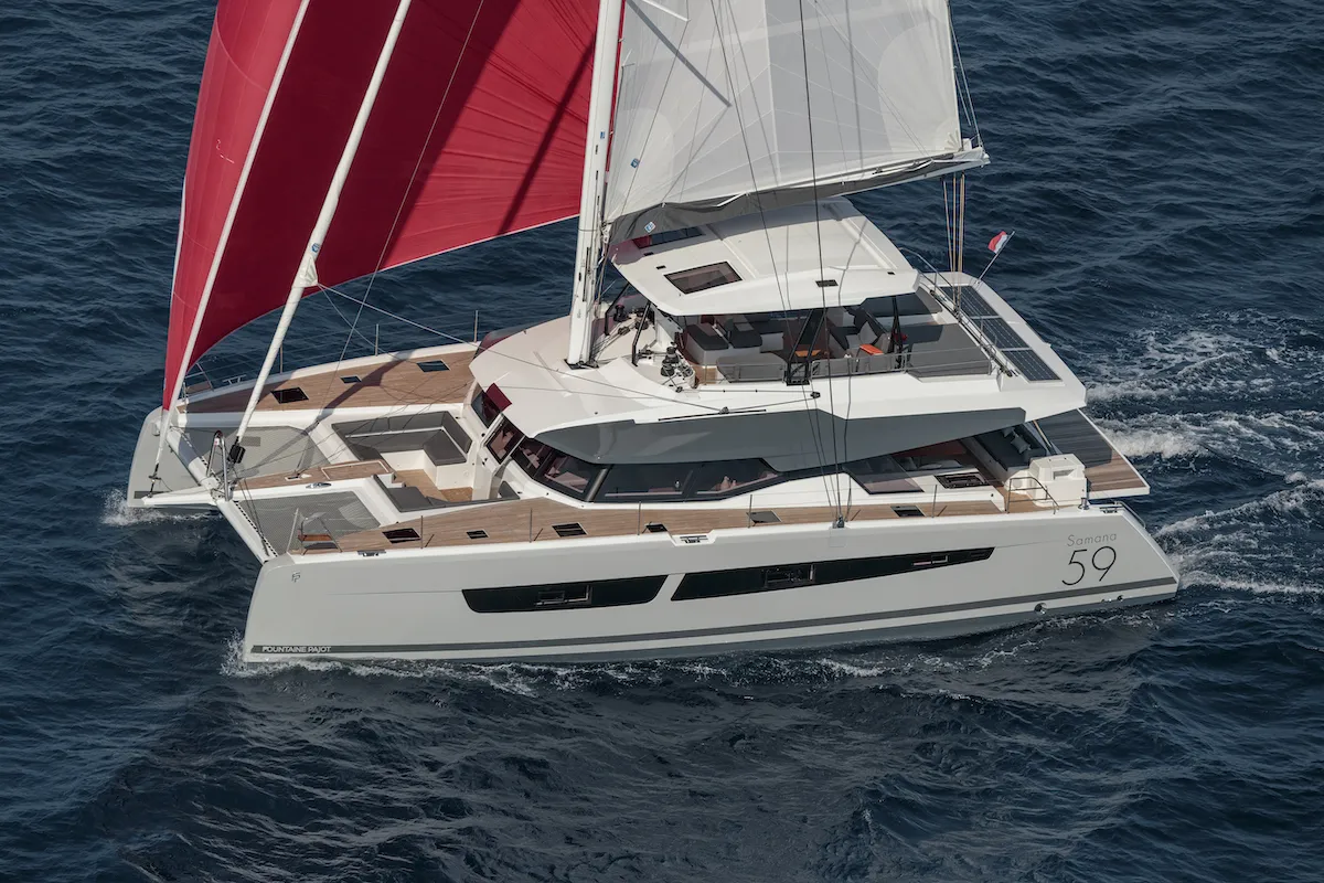 OKINAWA - Catamaran in Anse Marcel