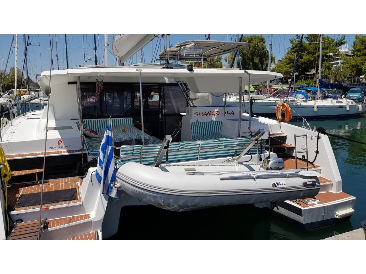 SHANGRI-LA - Catamaran in Piso Livadi