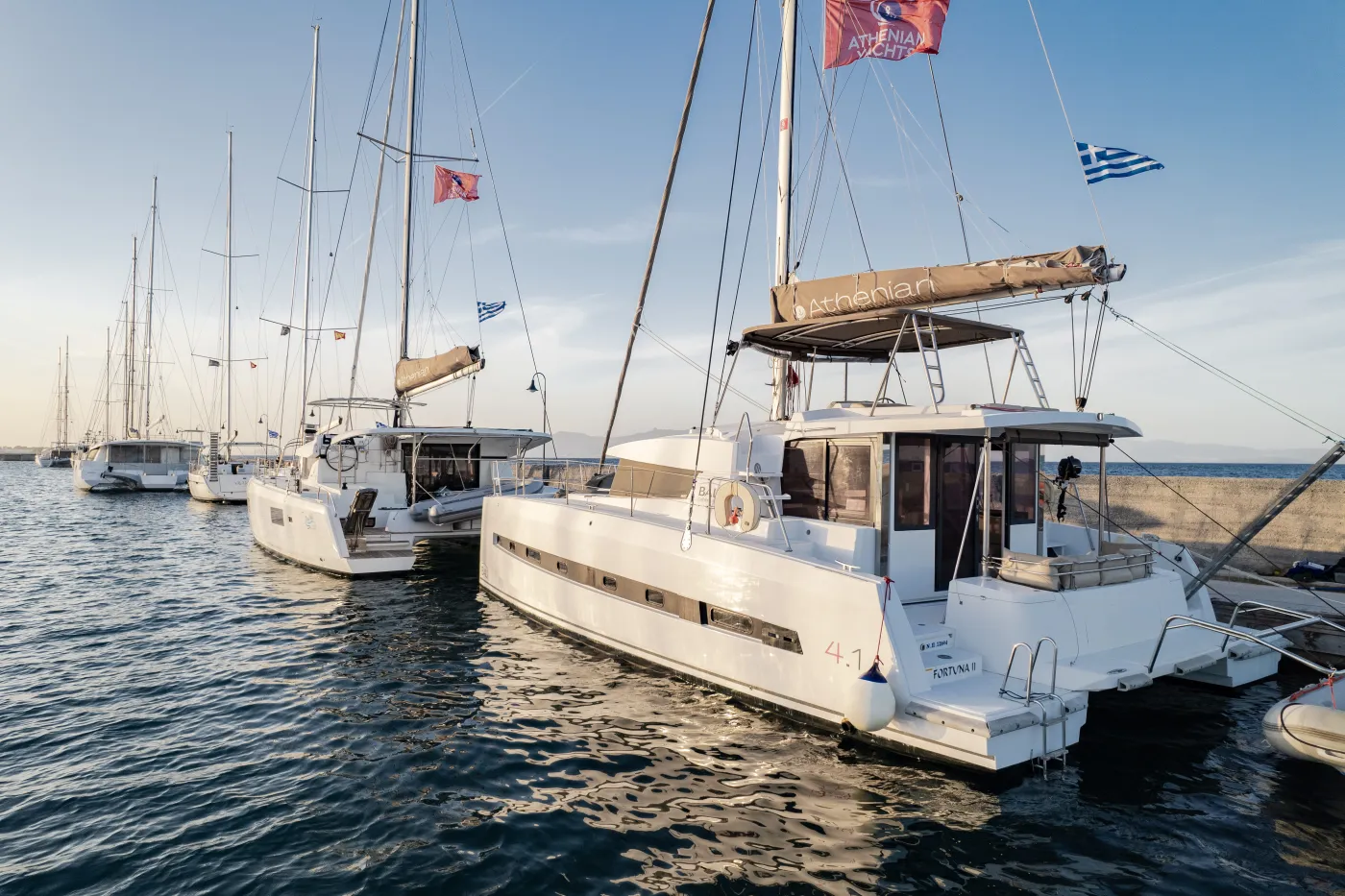 FORTUNA II - Catamaran in Piso Livadi