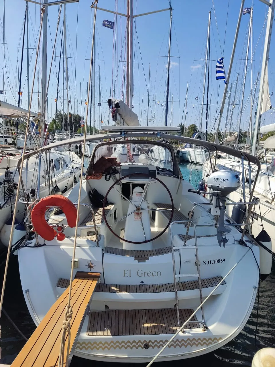 El Greco - Sailboat in Alimos