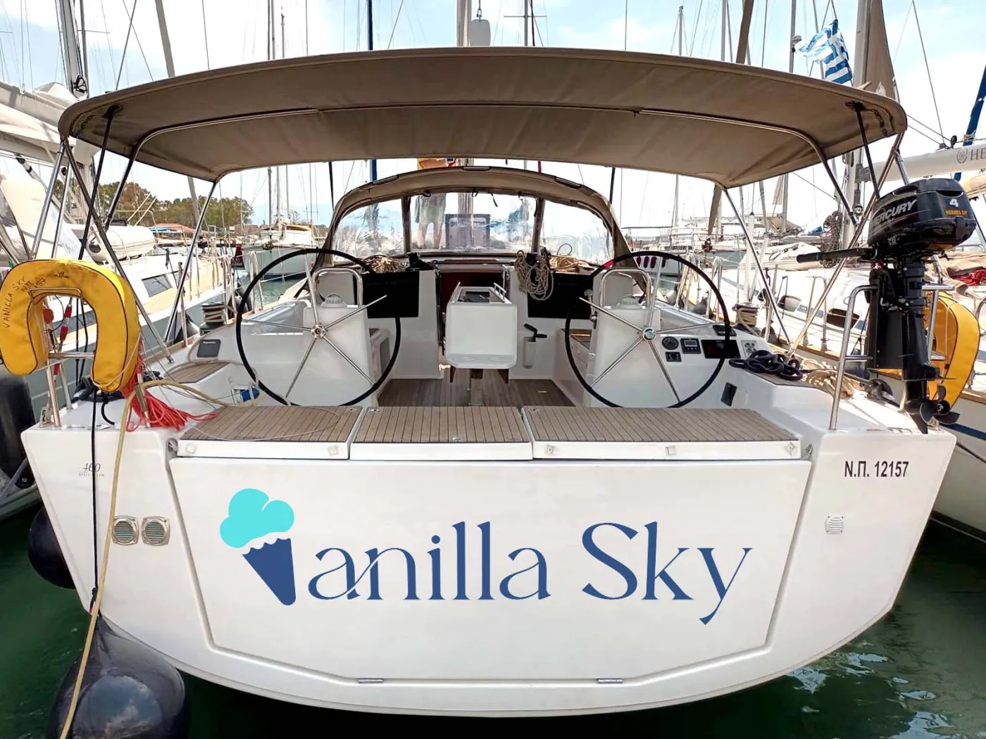 Vanilla Sky - Sailboat in Anatoliki Attiki