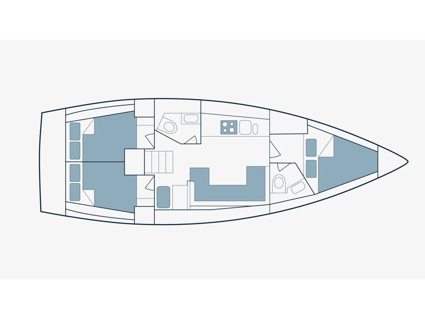Thunderbird 1 - Sailboat in Kiato