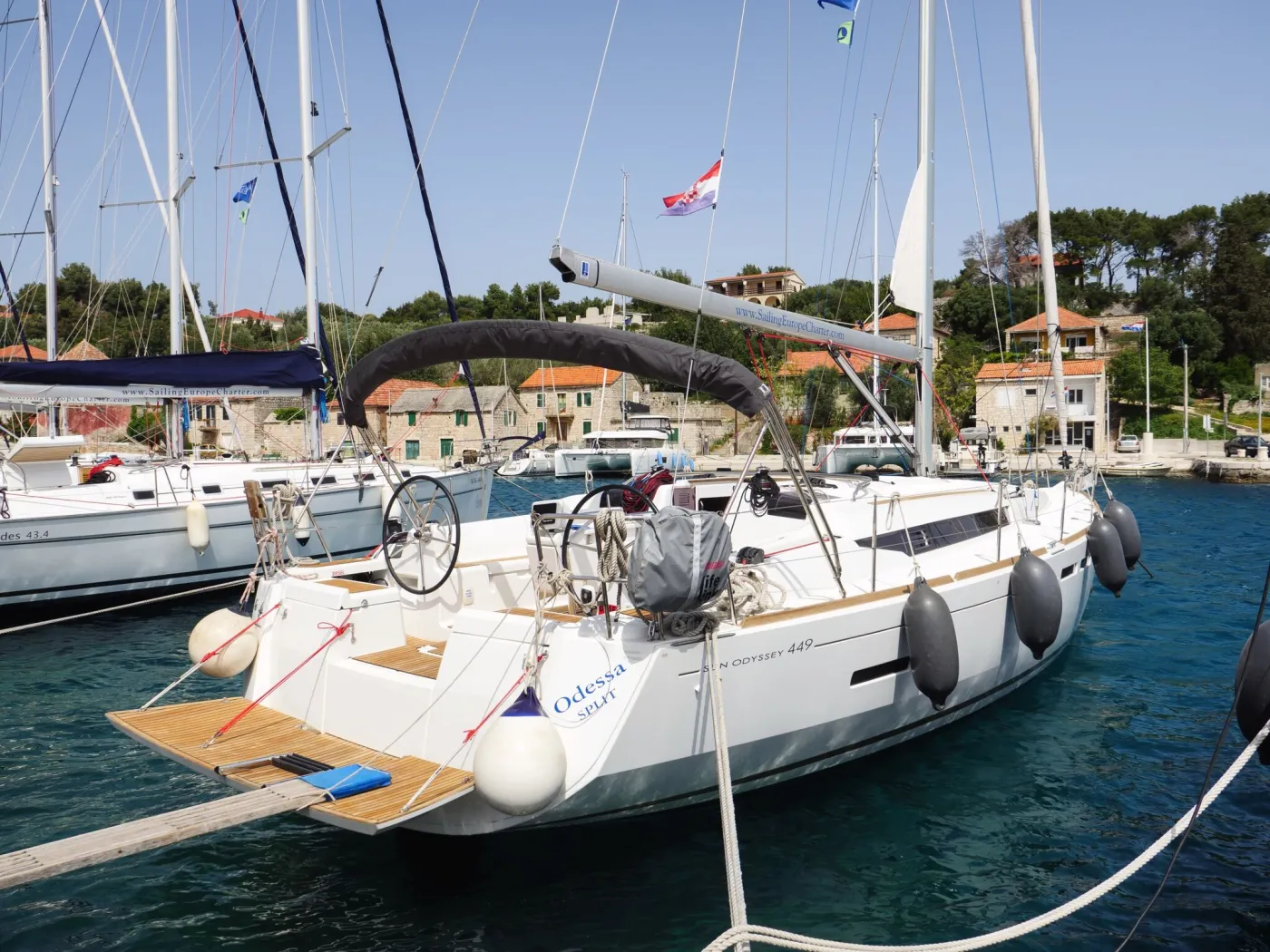 ODESSA - Sailboat in Rogač