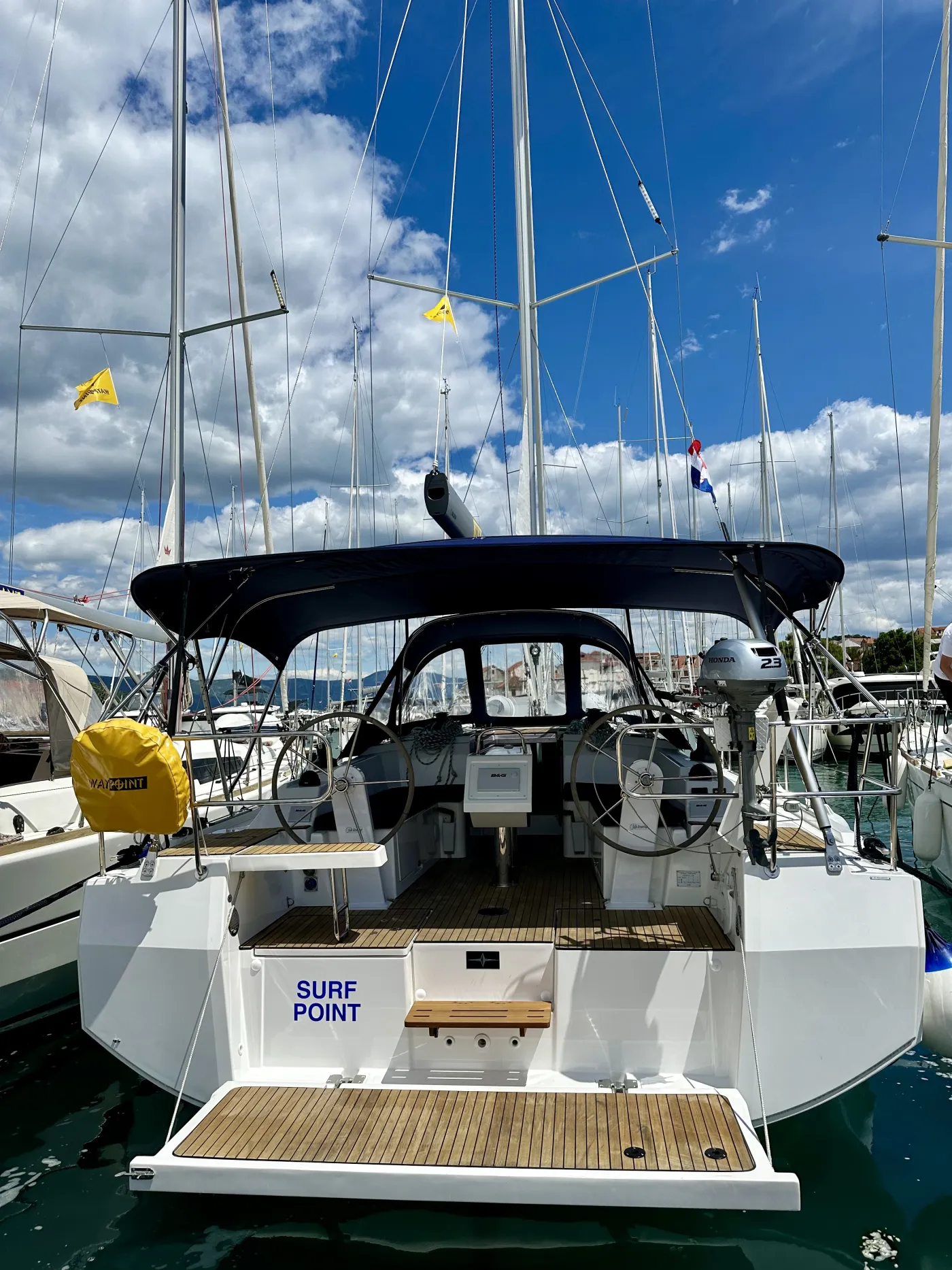 Surf Point - Sailboat in Trogir