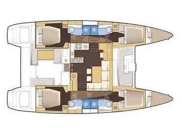 Poker Face  - (A/C - Generator - Refit 2021) - Catamaran in Alimos