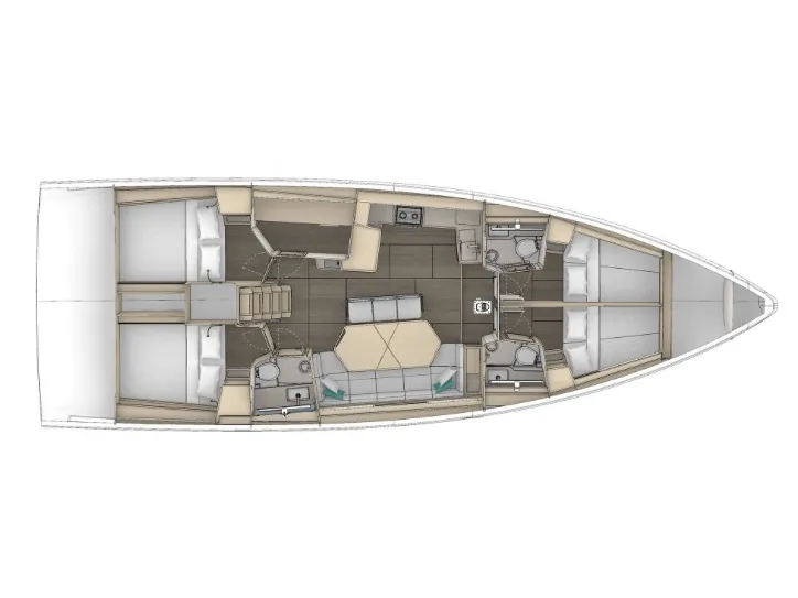 D48 Luna - Sailboat in Mitikas