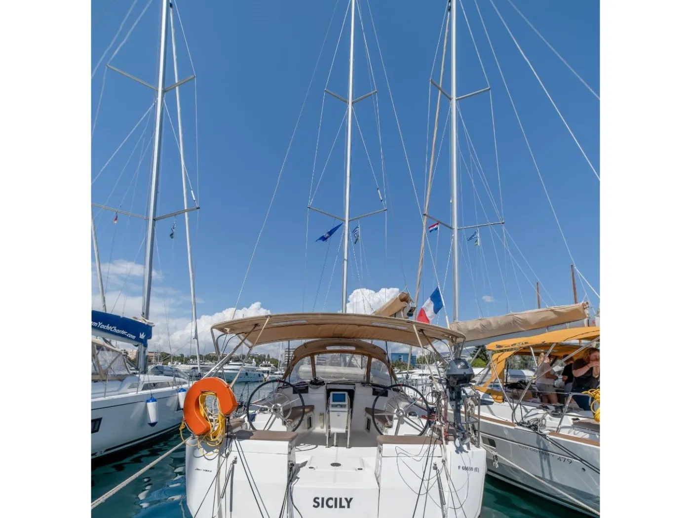 Sicily - Sailboat in Alimos