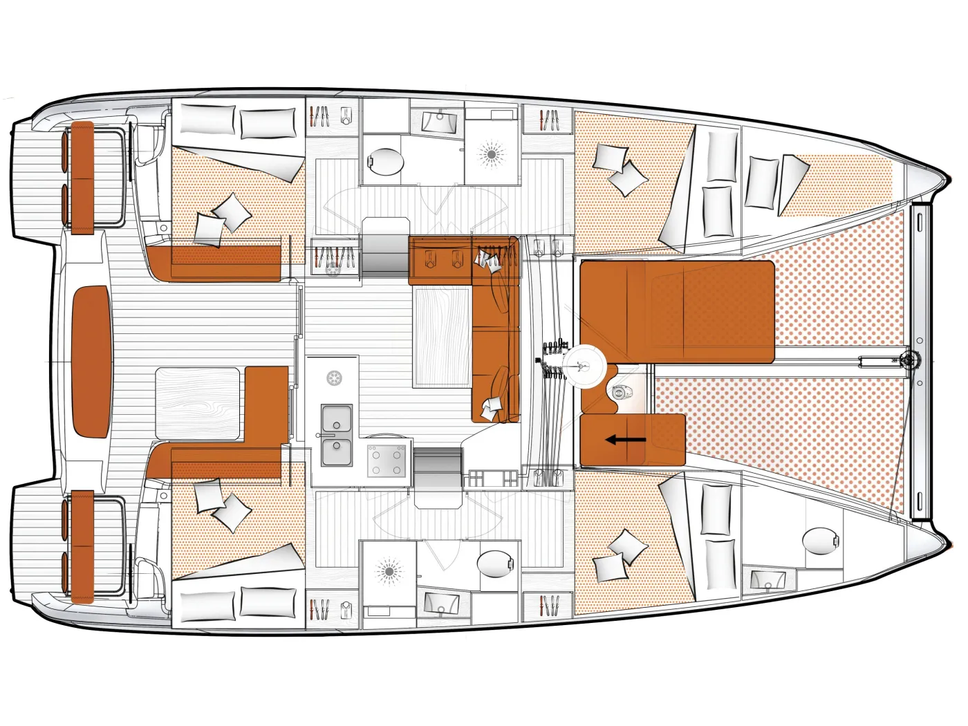 Teo & Kuzey - Catamaran in Orhaniye