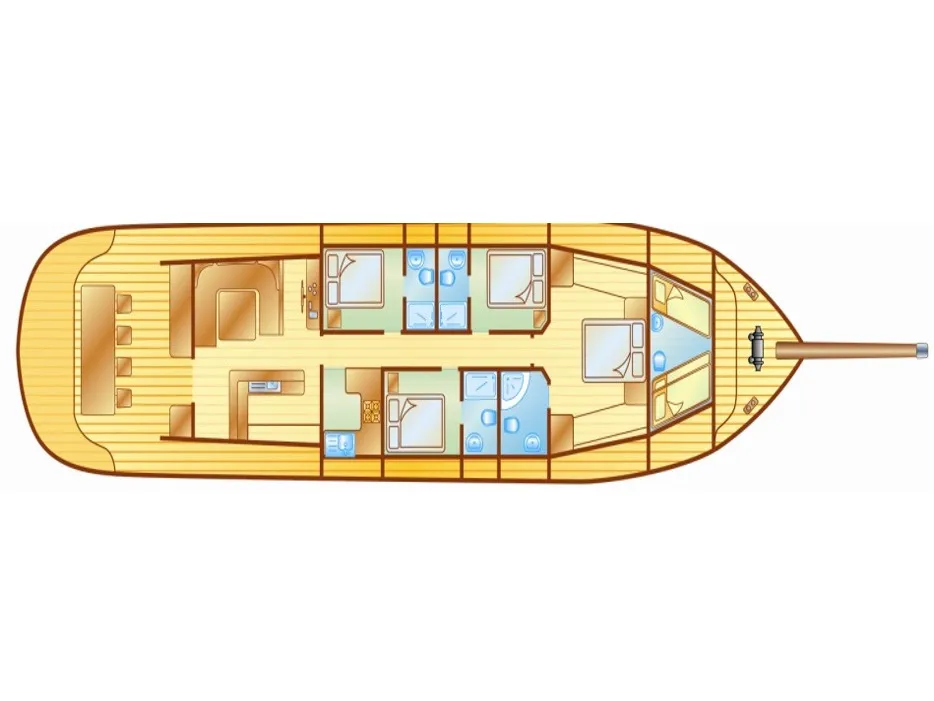 Xenos II Cabin 1 - Comfort - Gulet in Eskiçeşme