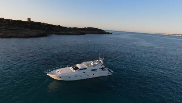 dron sunset