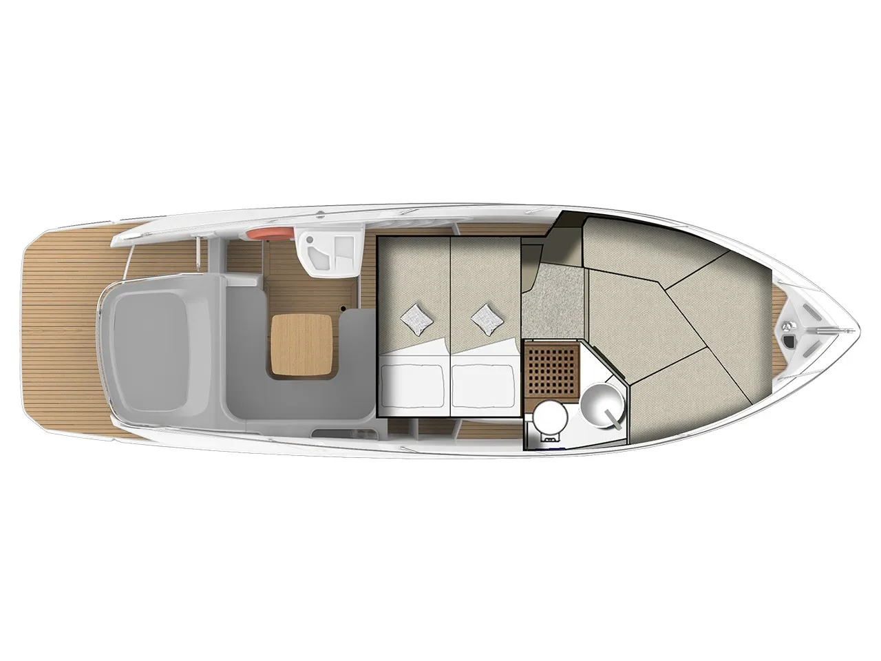 Aurora - Motor Yat içinde Portisco