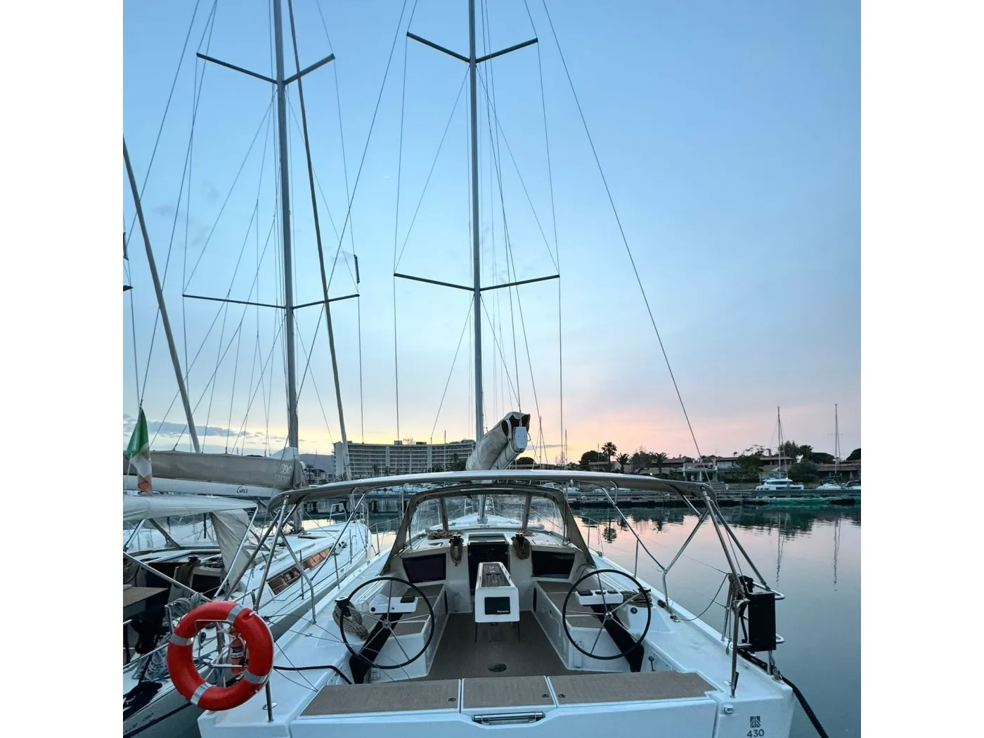 Ventotene - Sailboat in Tonnarella