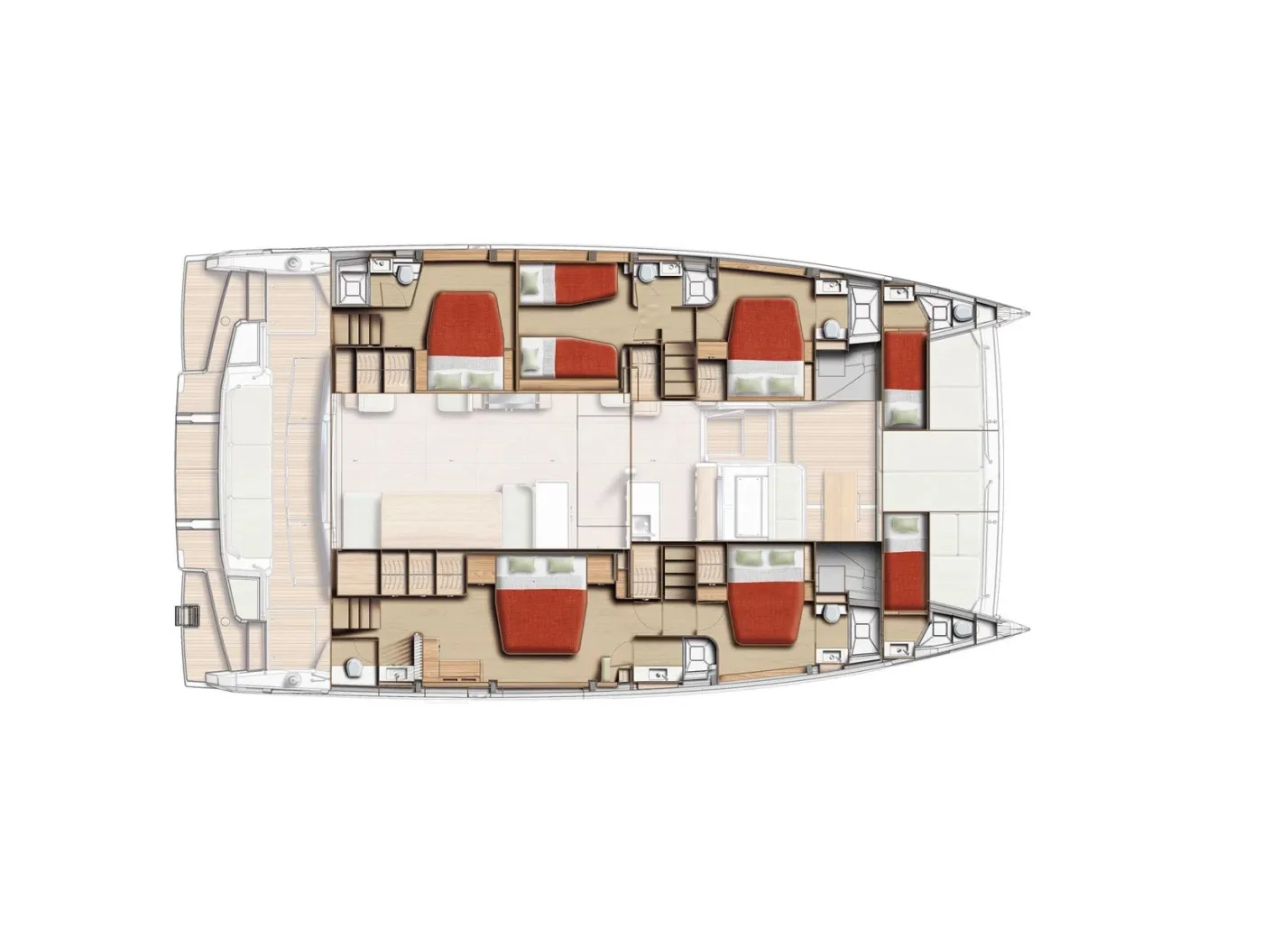 BALI KAI - Catamaran in Kaštel Gomilica