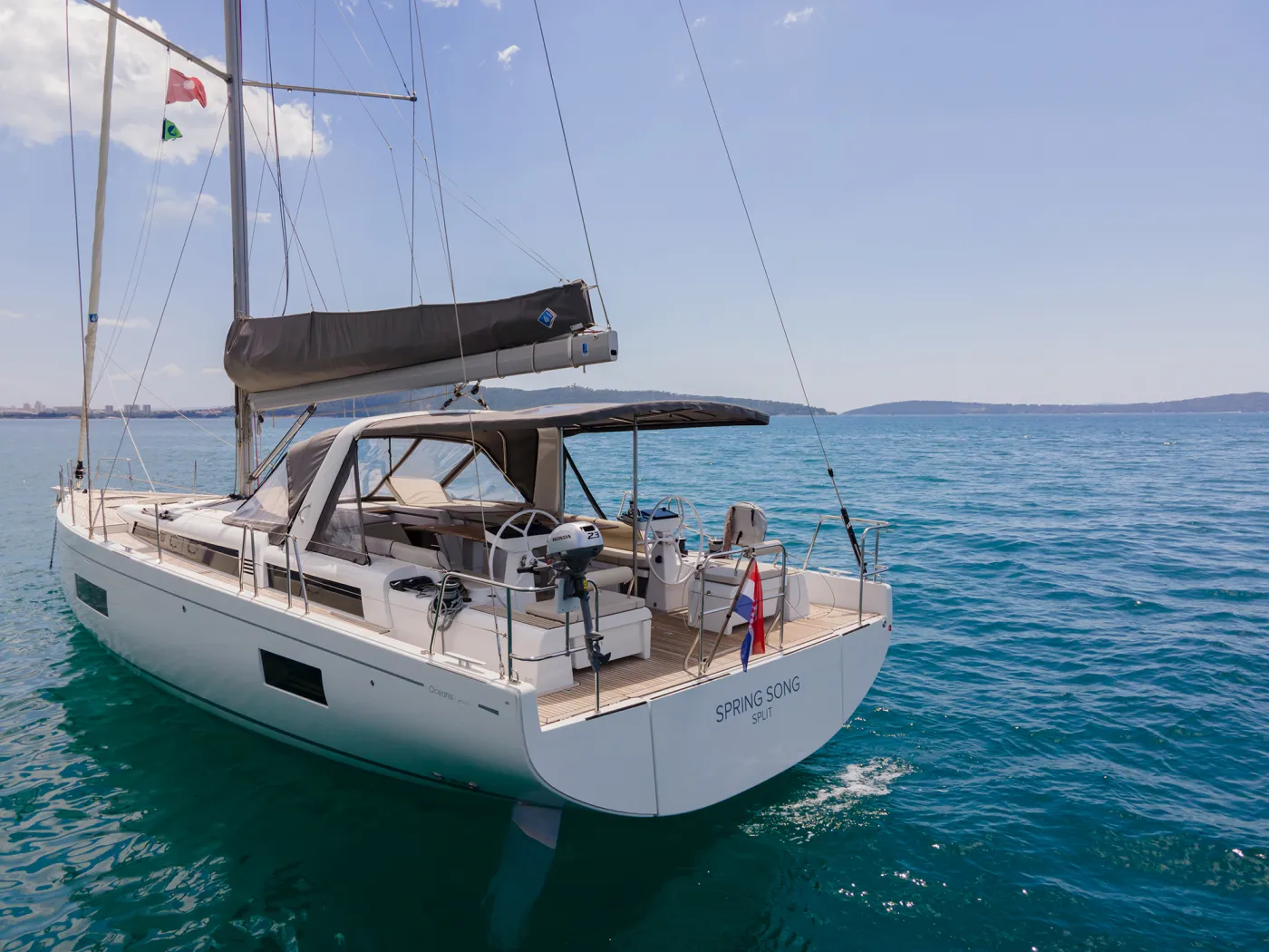 SPRING SONG - Sailboat in Kaštel Gomilica