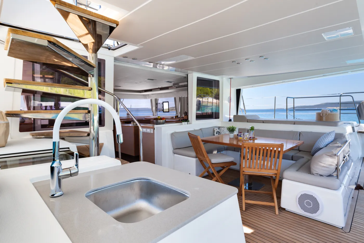 Cool Change - Catamaran in Marina