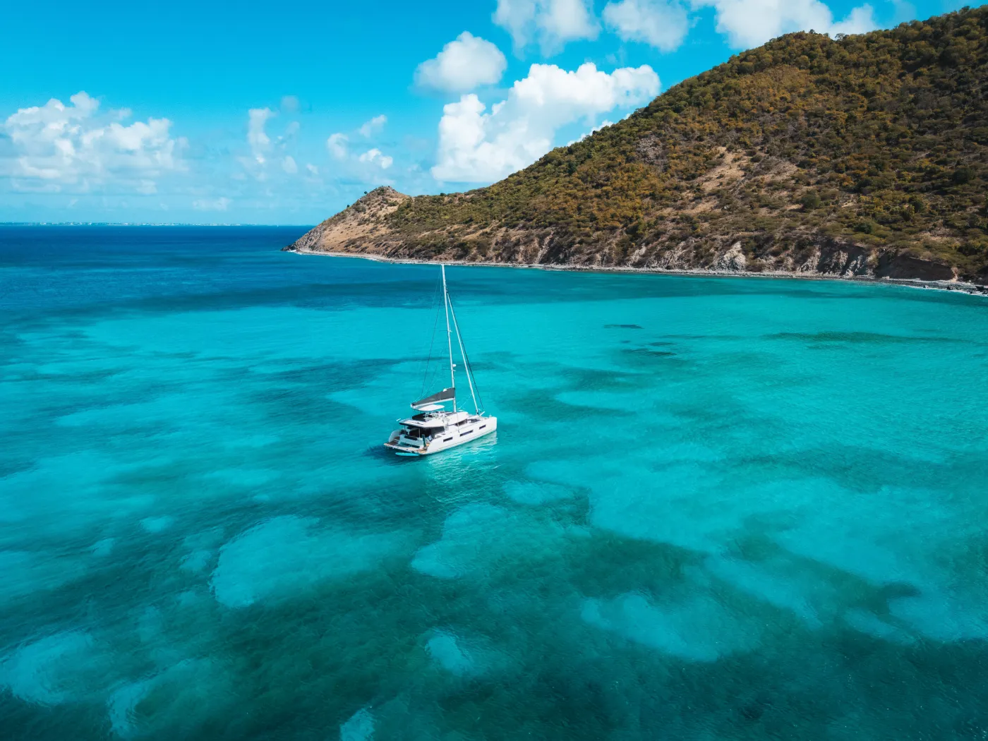 Athena Blu - Catamaran in Simpson Bay