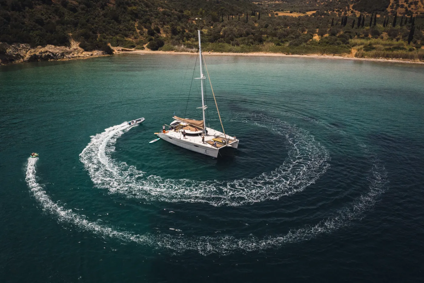 Zorba CAT Cabin 2 - Catamaran in Aegina