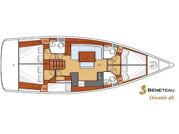 Nabucco: Aft cabin #1 (Cabin Chrter - 2 pax) Fully Crewed, ALL EXPENSES - Yelkenli içinde Kaštel Gomilica