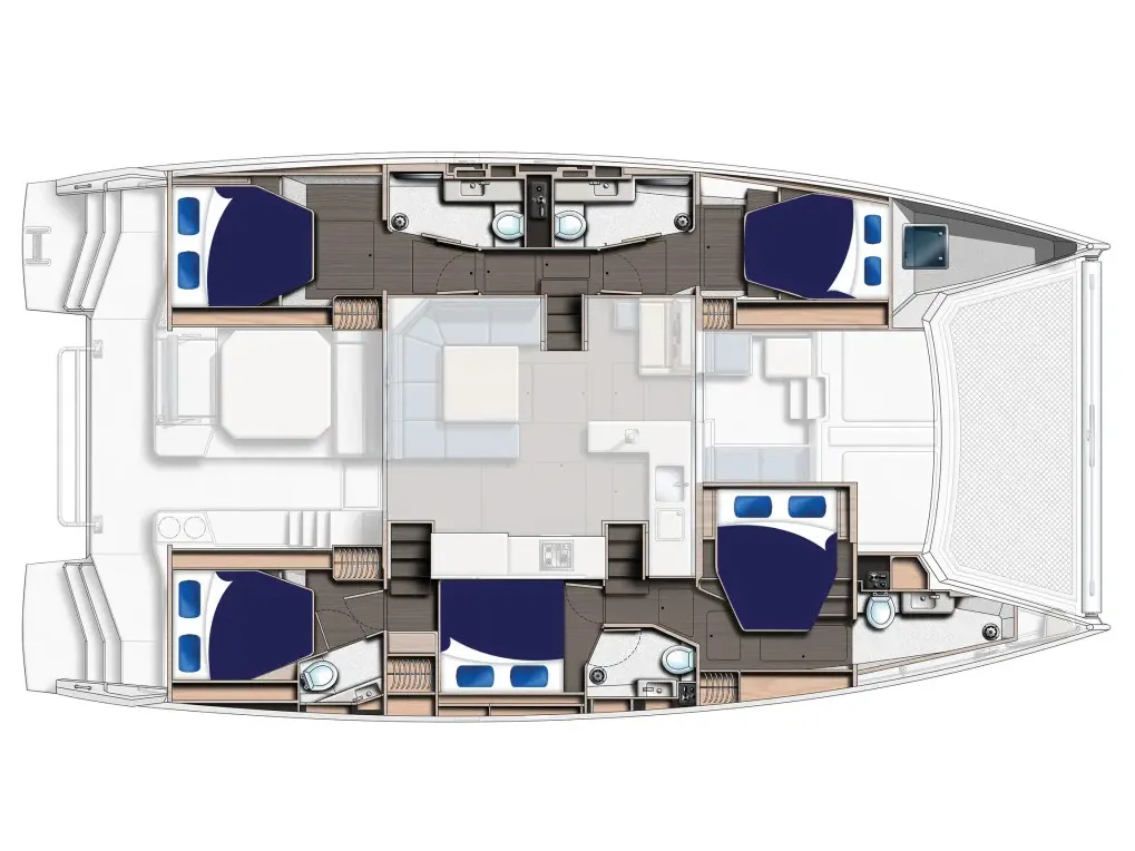 Moorings 5000-6 Exclusive - Catamaran in Wickhams Cay 2