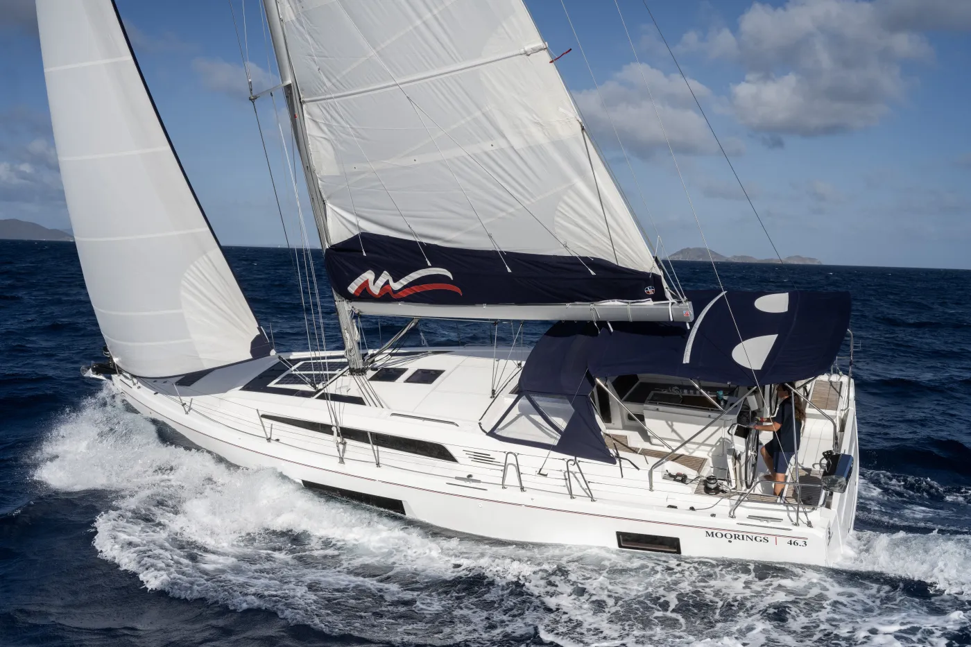 Moorings 46.3 Club - Sailboat in Wickhams Cay 2