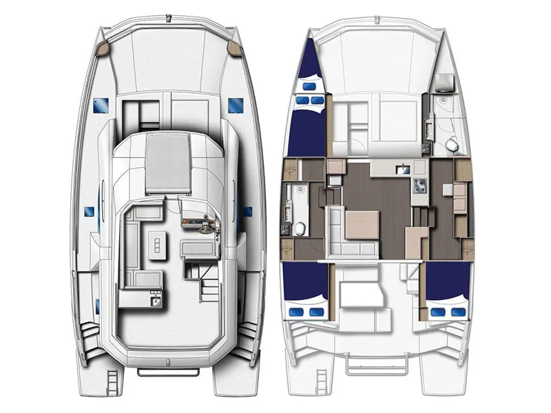 Moorings 433 PC Club - Catamaran in Marina