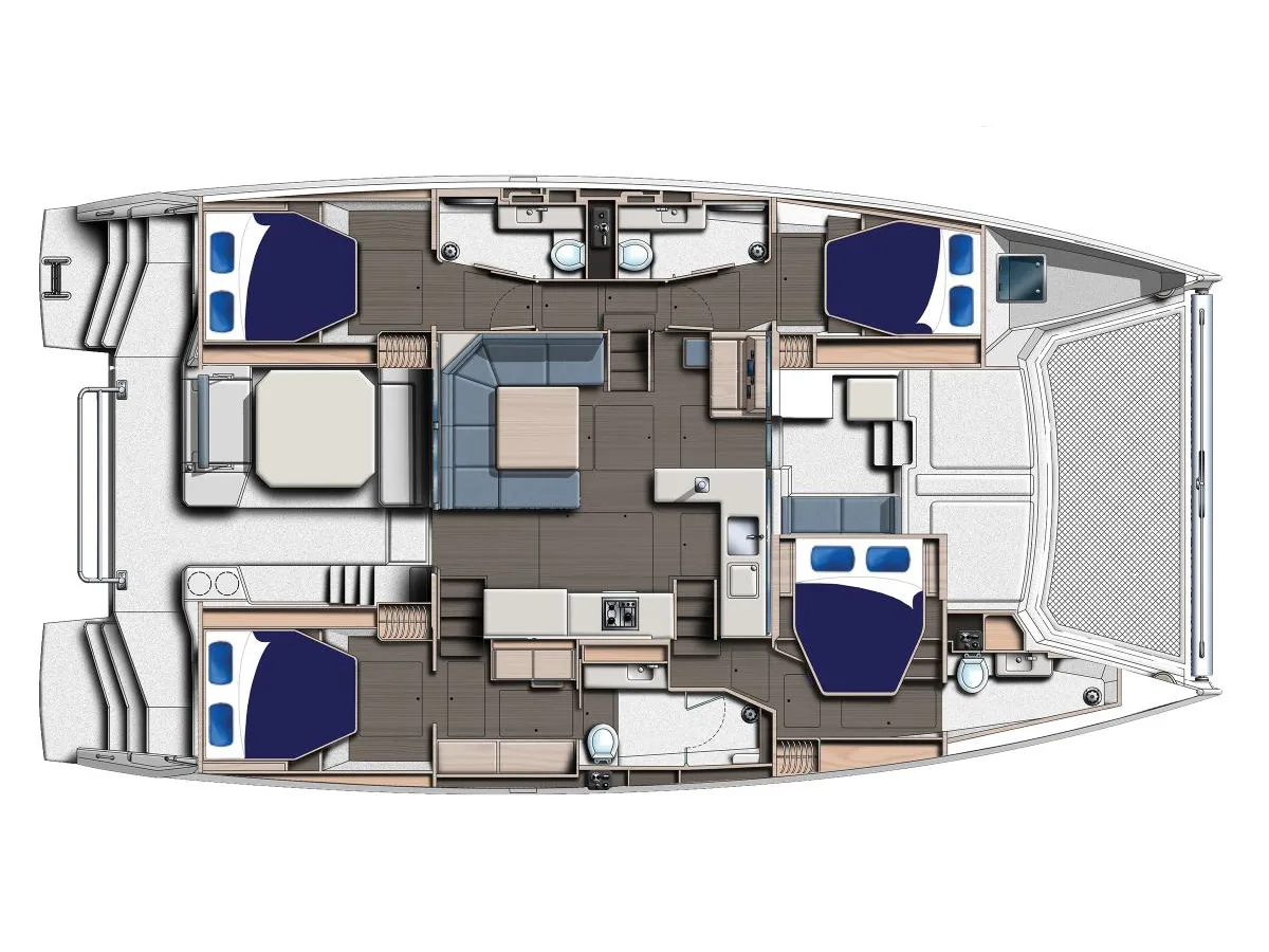 Moorings 5000-5/4 Club - Catamaran in Marigot