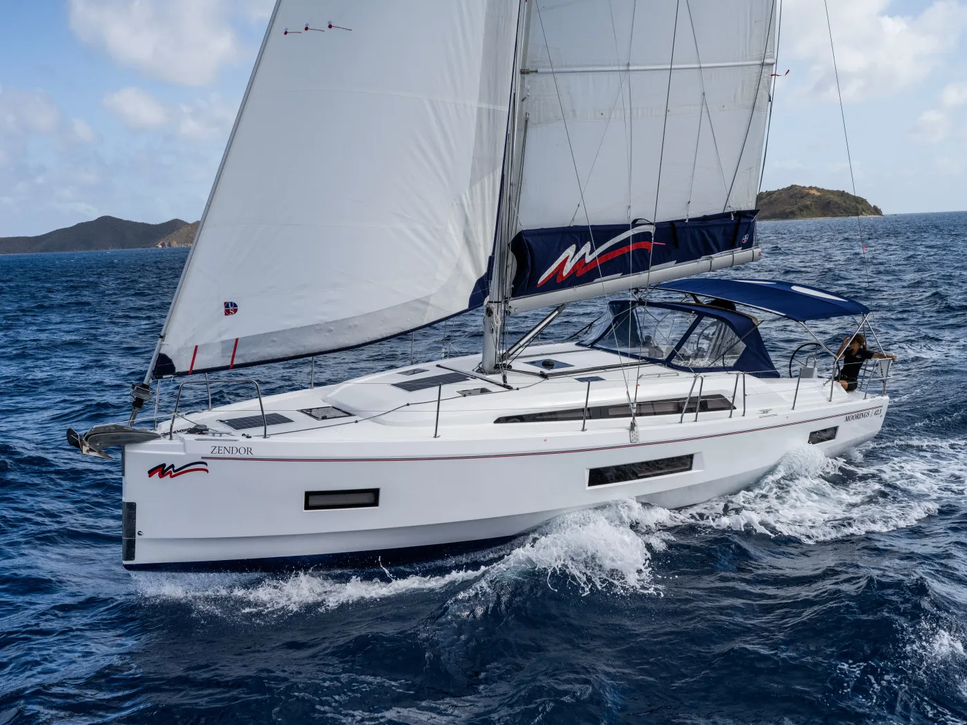 Moorings 42.3 Club - Sailboat in Wickhams Cay 2