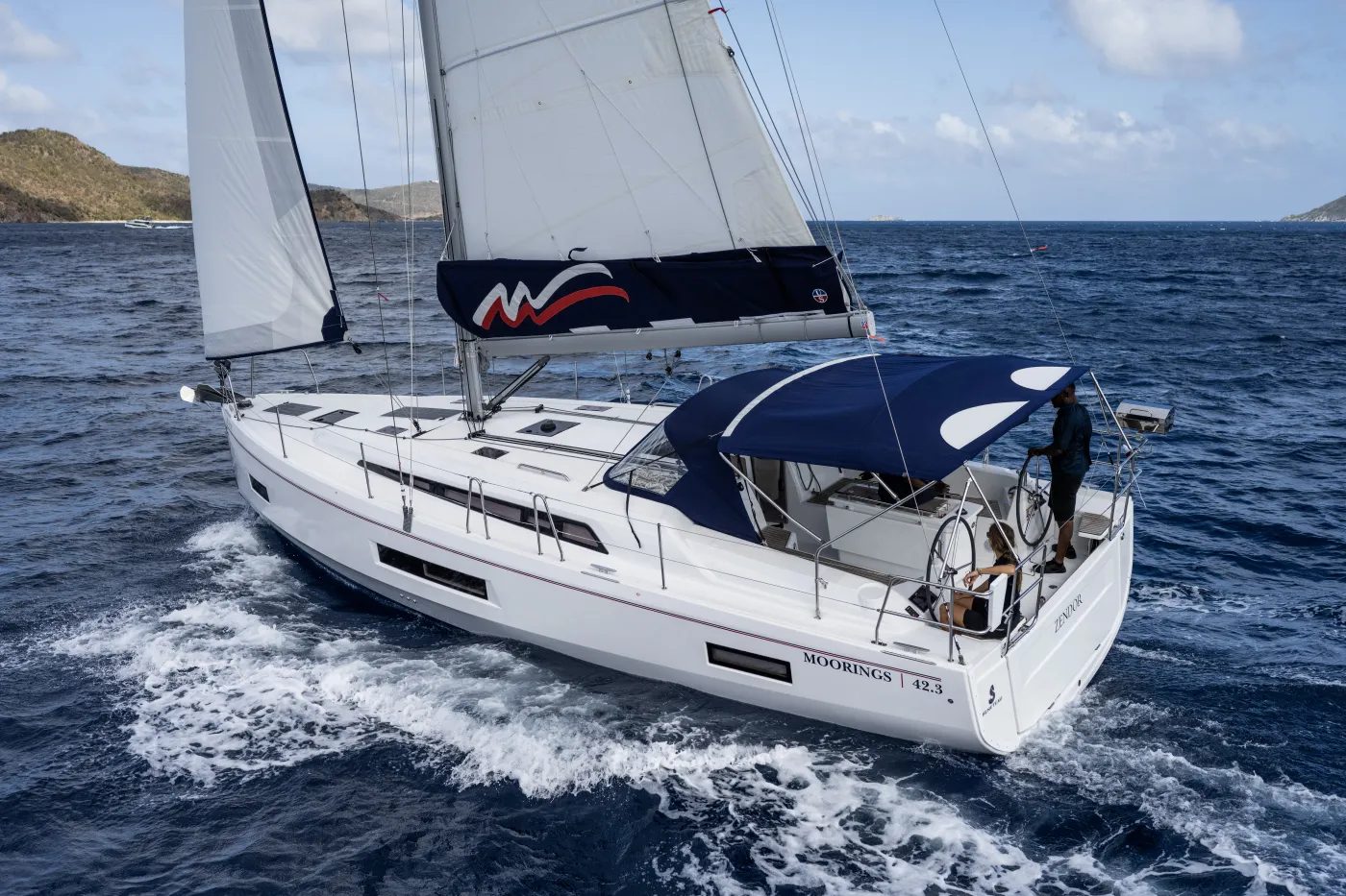 Moorings 42.3 Club - Sailboat in Wickhams Cay 2